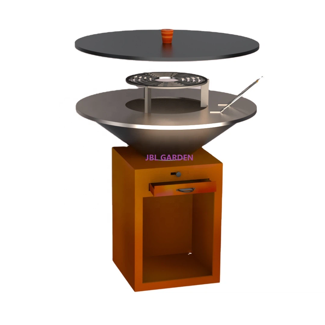 Corten metal grill BBQ Corten metal grill BBQ