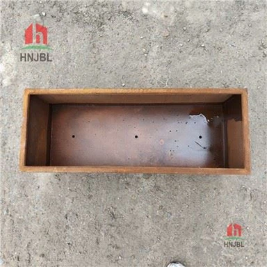 Stačiakampio sodinamoji - Corten Steel