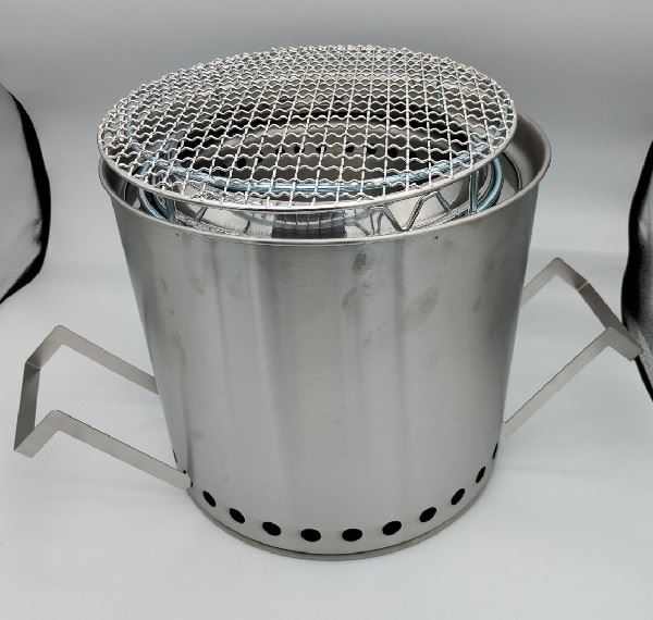SOLO Smokeless 304 Stainless Stove With Grill