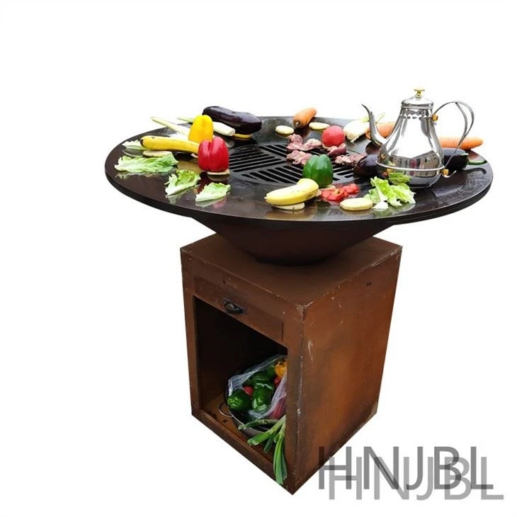 Corten Grilling Directly