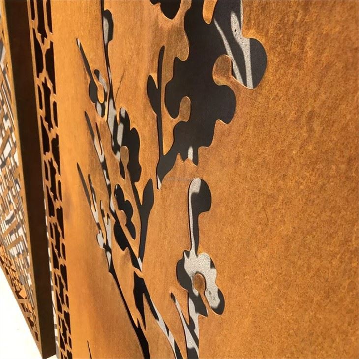 Corten Fence Panels