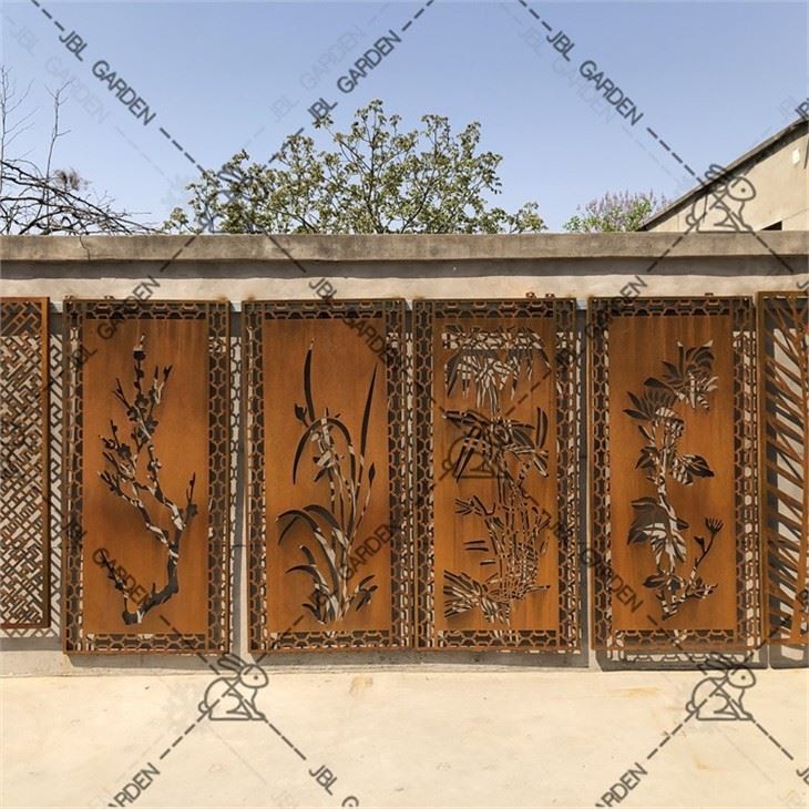 Corten Garden Screens Panels