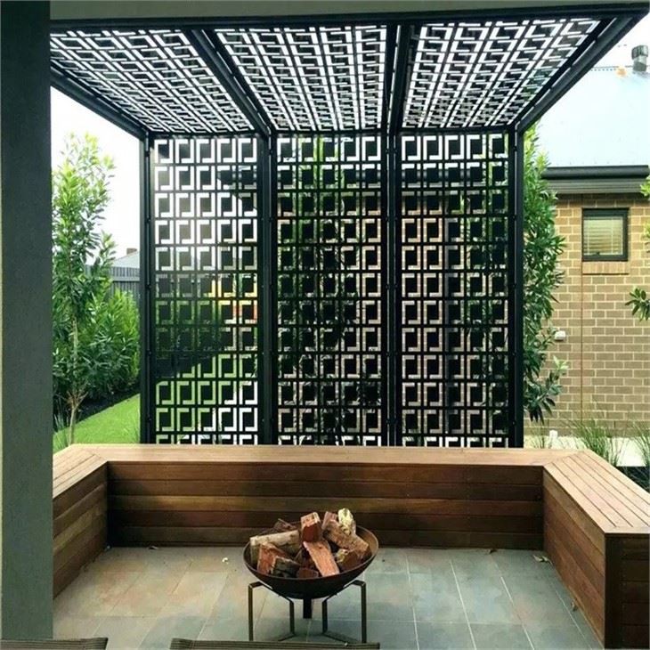 Corten Metal Screen