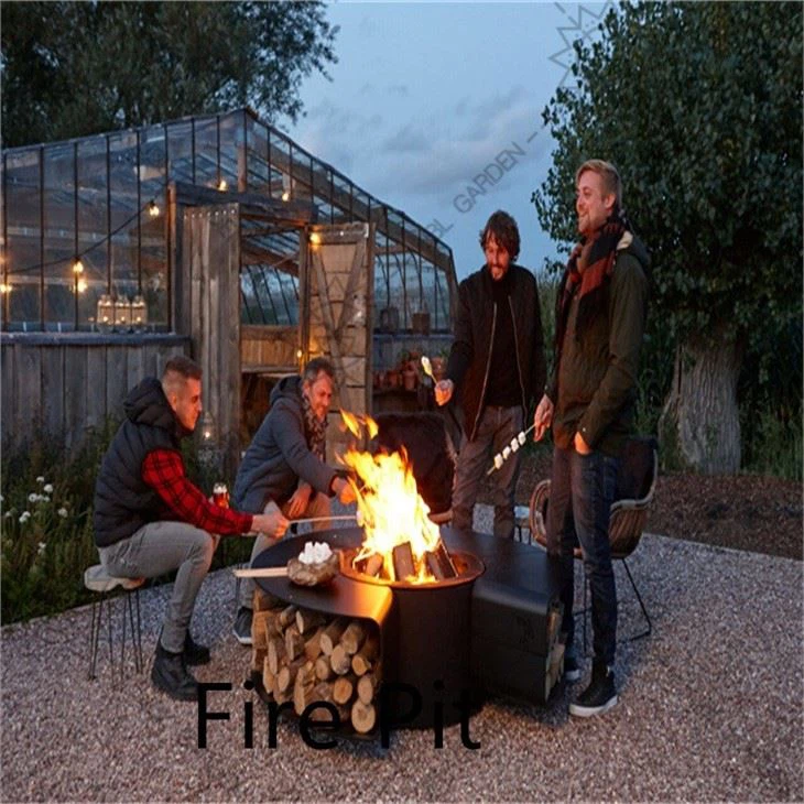 Corten Outdoor Fireplace