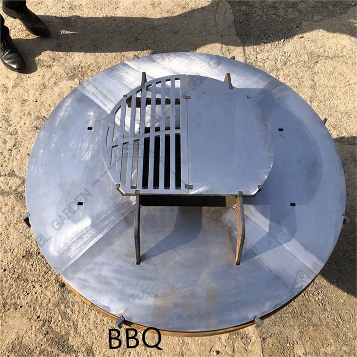 Corten Steel Round Fire Pit