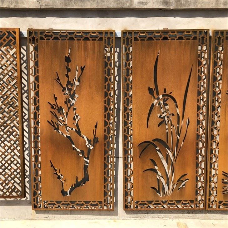 Custom Laser Cut Landscape Fence Panels