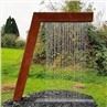 Lauko Corten plieno fontanas