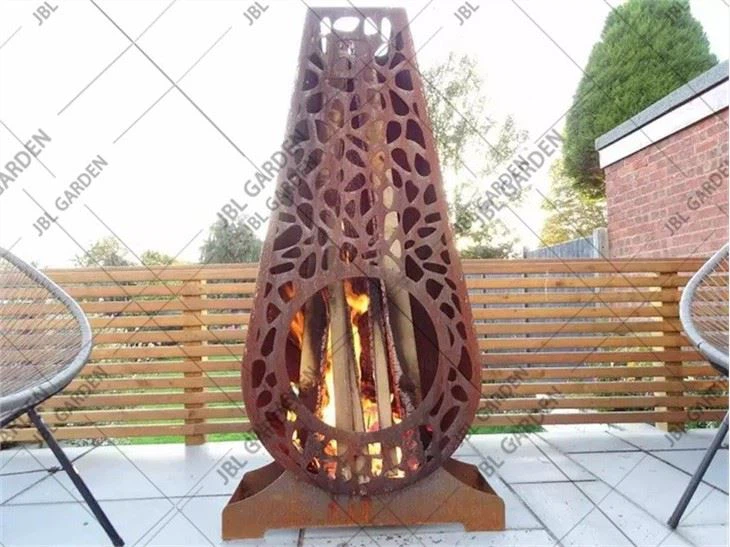 Round Propane Fire Pit Table