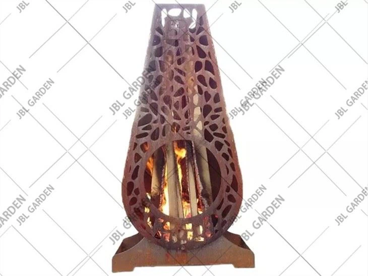 Round Propane Fire Pit Table