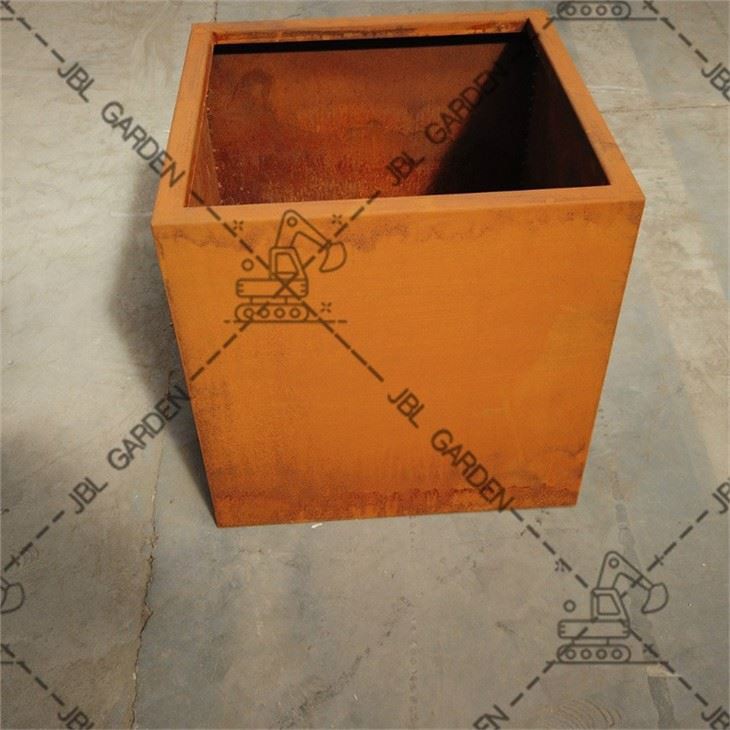 Rusty Planter Boxes