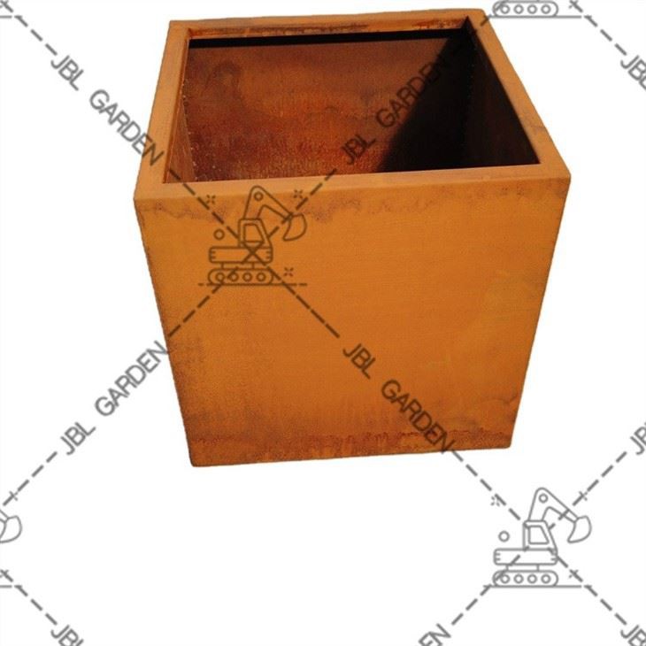 Rusty Planter Boxes
