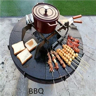 BBQ medienos pjaustymo lenta