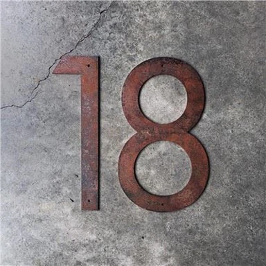 Individualizuotas kaimiškas ženklas Rusted Metal Yard Art Garden Art Dovana