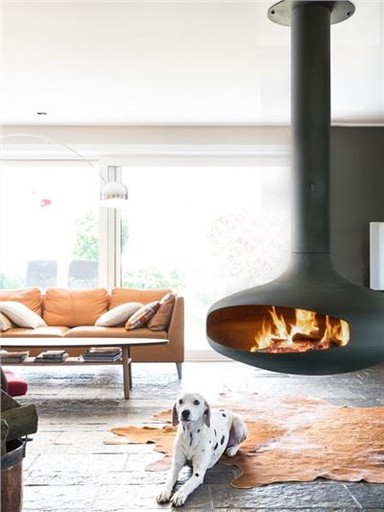 Pakabinamas židinys su etanoliu