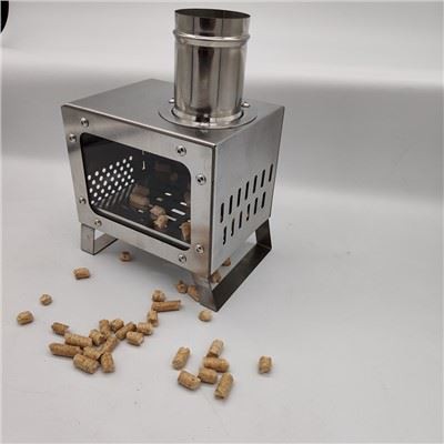 Ideali plieninė medinė krosnelė