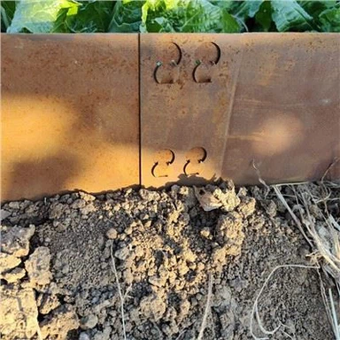 Metaliniai antikoroziniai Corten plieno apvadai