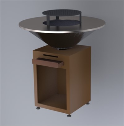 Lauko anglies grilio virtuvė