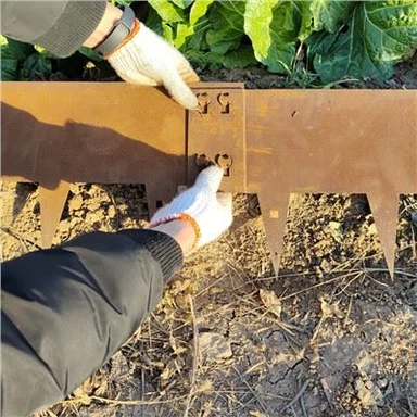 Nuolatinis plieninis vejos apvadas