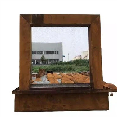 Vandens fontanas su šviesa