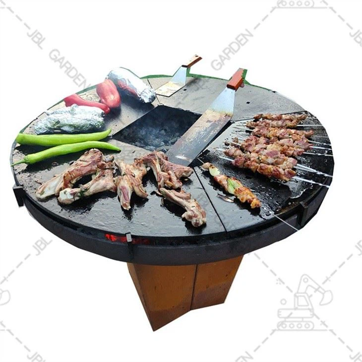 Table Firepit With Grill