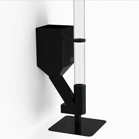 Black Standing Pellet Heater
