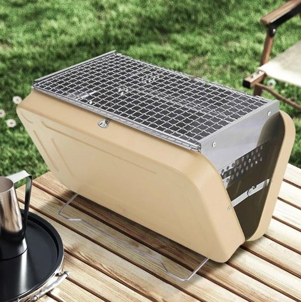 Simple Box Style Barbecue Grill