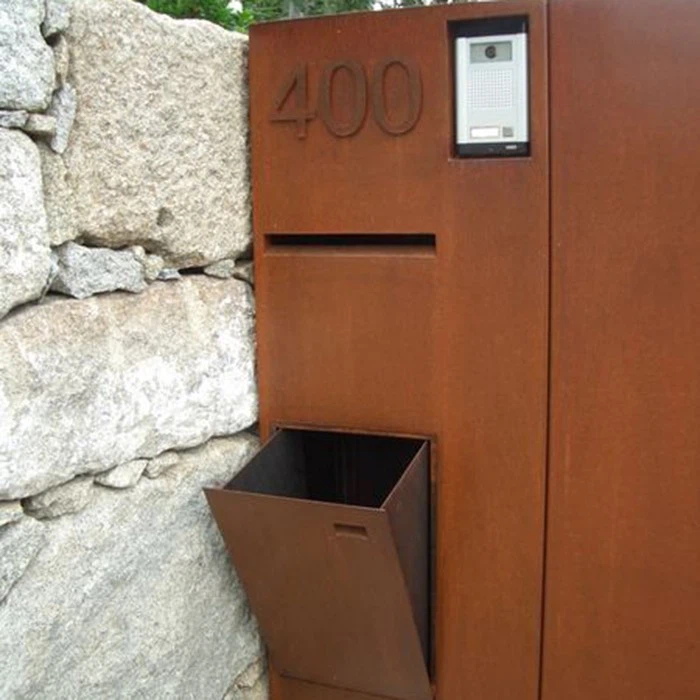 Corten Steel Mailbox