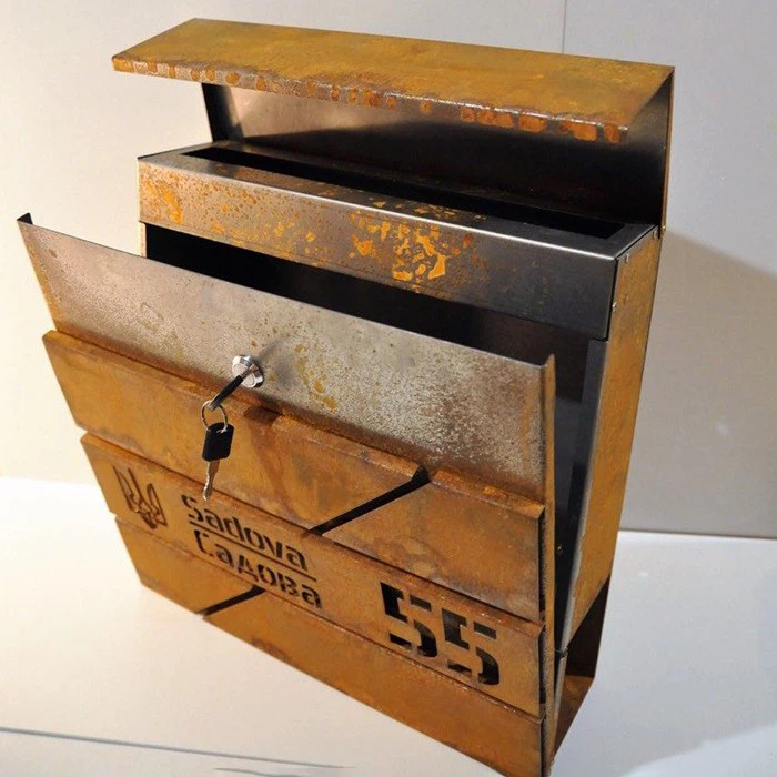 Corten Steel Mailbox