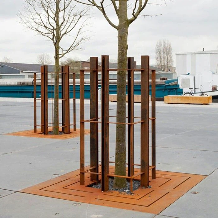 Corten Steel Metal Tree Grate