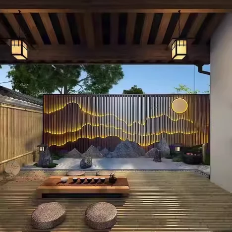 Custom Steel Garden Fence