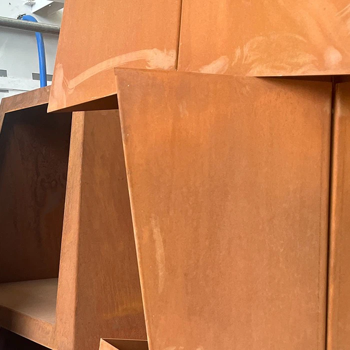 Durable Weathering Steel Barbecue Grill For Outdoor Patios high quality