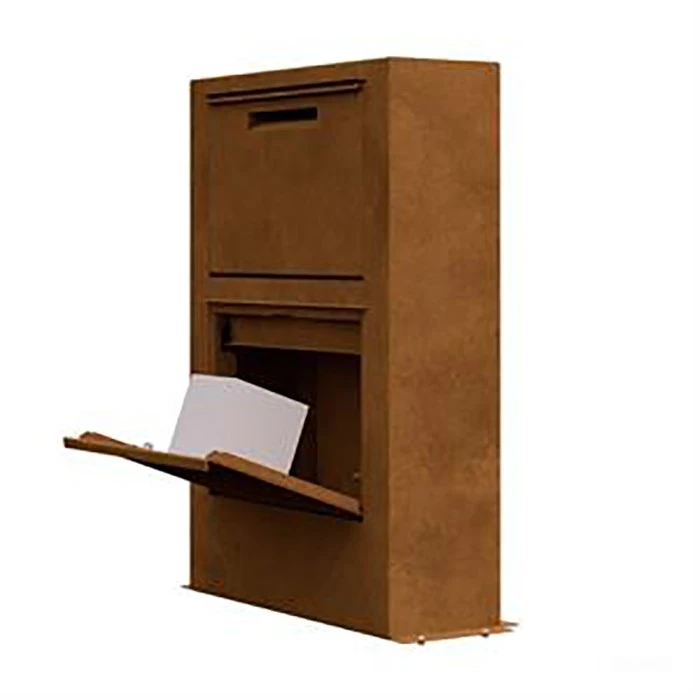 Garden Use Corten Steel Mailboxes