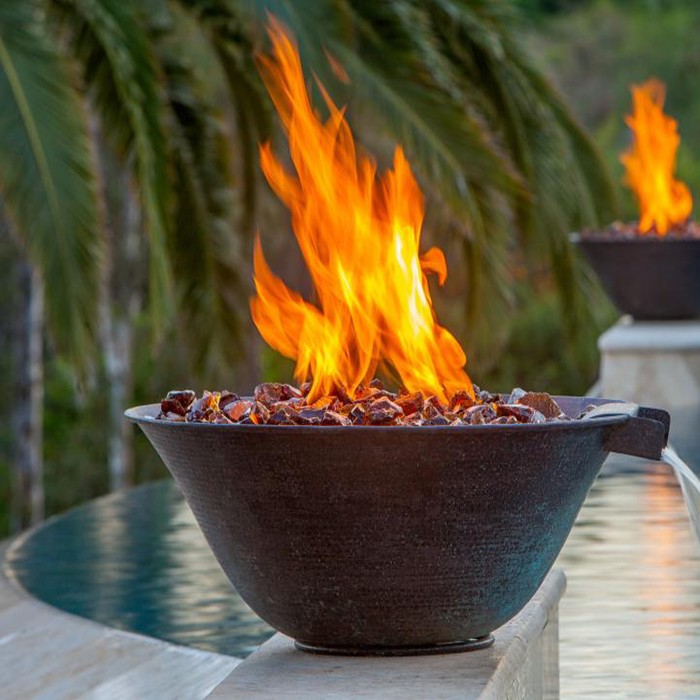 Garden Water Fire Bowl factory