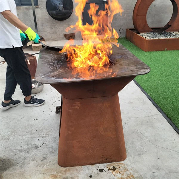 Patio Wood Burning BBQ Stove With Grill best