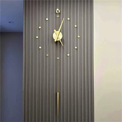 Metalo namų sieninio laikrodžio apdaila