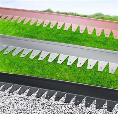 Nerūdijančio plieno kraštovaizdžio apvadų rinkinys