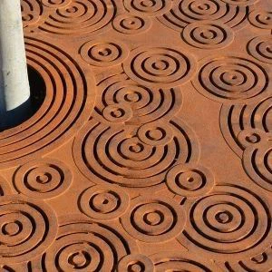 Steel Square Intersect Tree Grate